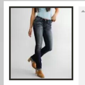 BKE Stella Straight Stretch Jean, 31 X 32, Medium Blue